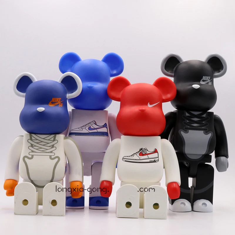 

Hot & Building blocks bear Brick Bear Decoration Toys Ornaments Dolls 28cm Collectible Models Toy PVC Vinyl