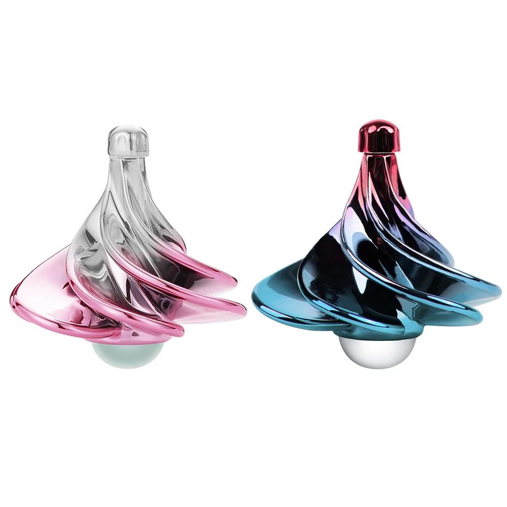 

Colorful Gyro Decompression Wind Blowing Spinner Pneumatic Spinning Top Wind-driven Gyro Toys Children Adult Antistress