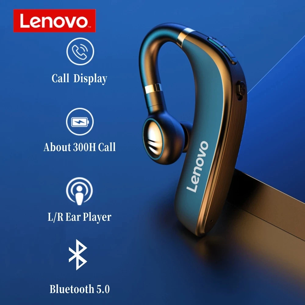 Новый оригинальный Lenovo HX106 ушной крючок беспроводной Bluetooth 5 0 наушники с