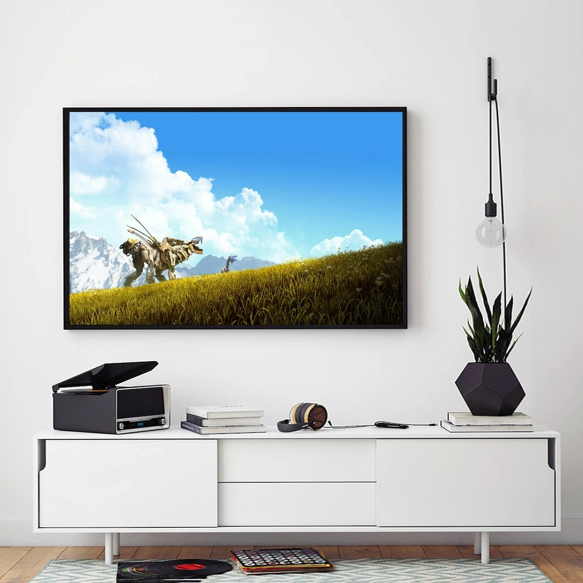 

Horizon Zero Dawn плакат для видеоигр Художественная печать Картина на холсте настенные картины гостиная домашний Декор (без рамки)