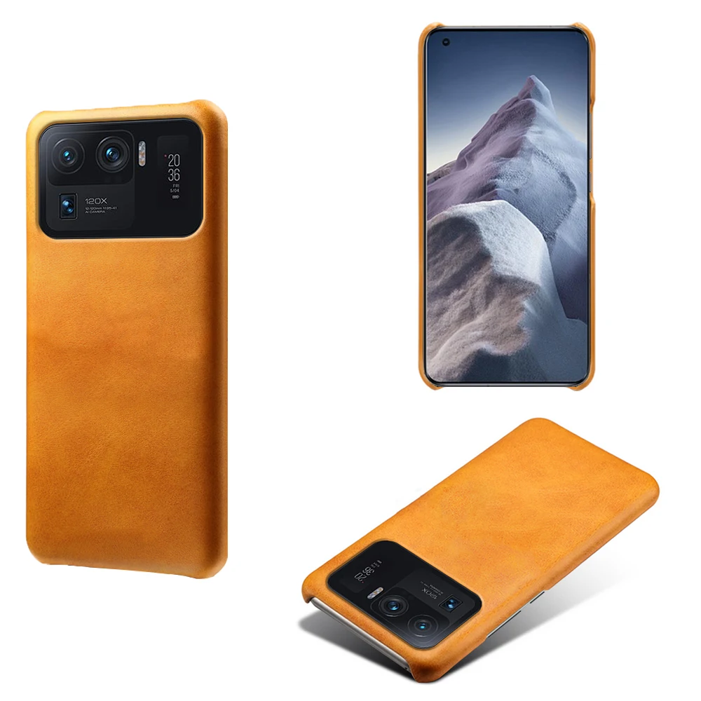 Новинка 2021 кожаная задняя крышка для Xiaomi Mi11 Mi 11 Pro Ultra чехол телефона деловая