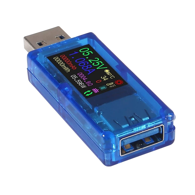 2 упаковки AT35 USB 3 0 Тестер измеритель мощности 7-30 в 0-4A тестер напряжения