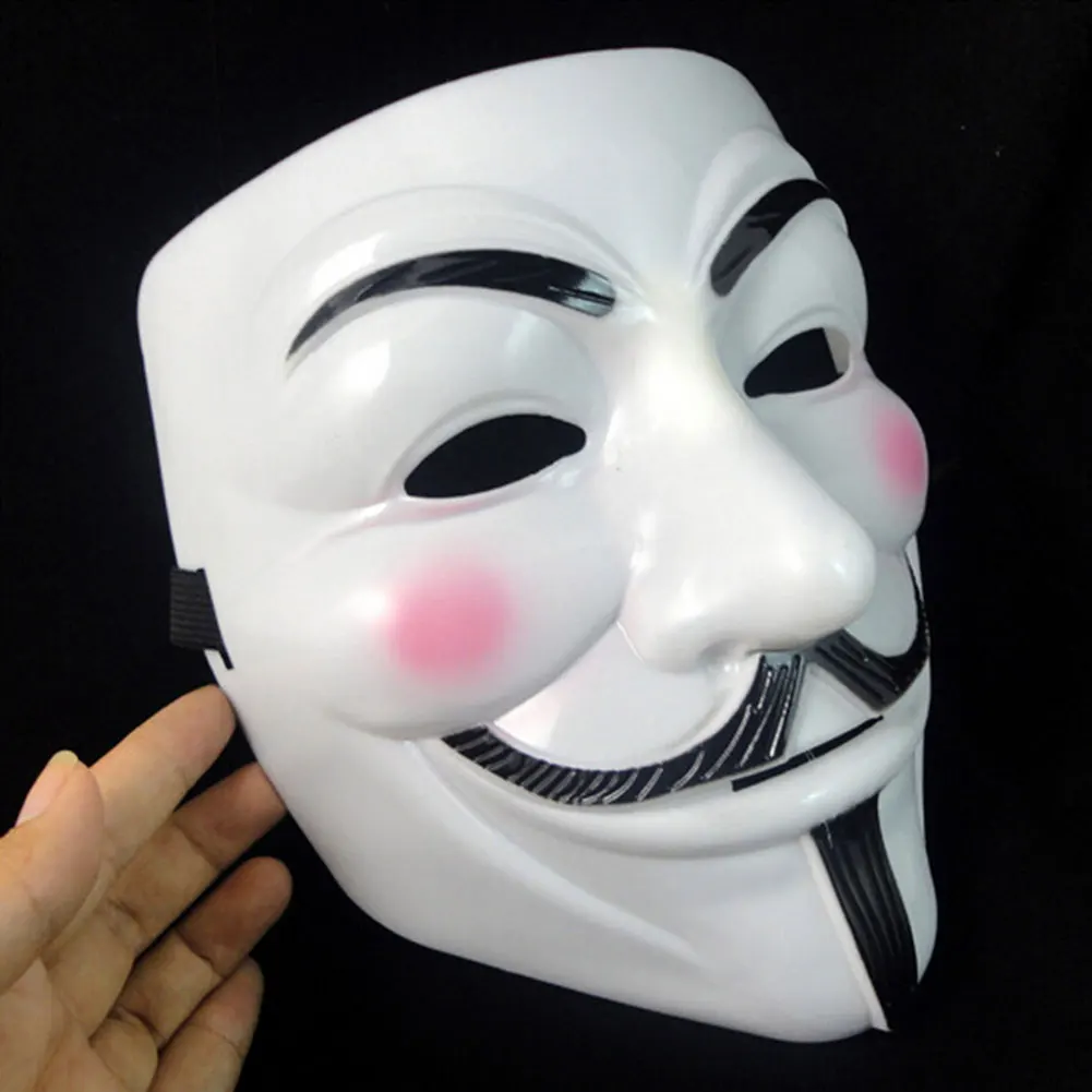 Вендетта Хэллоуин косплей фантазии туалетный V маска Guy Fawkes макияж игры|Маски для