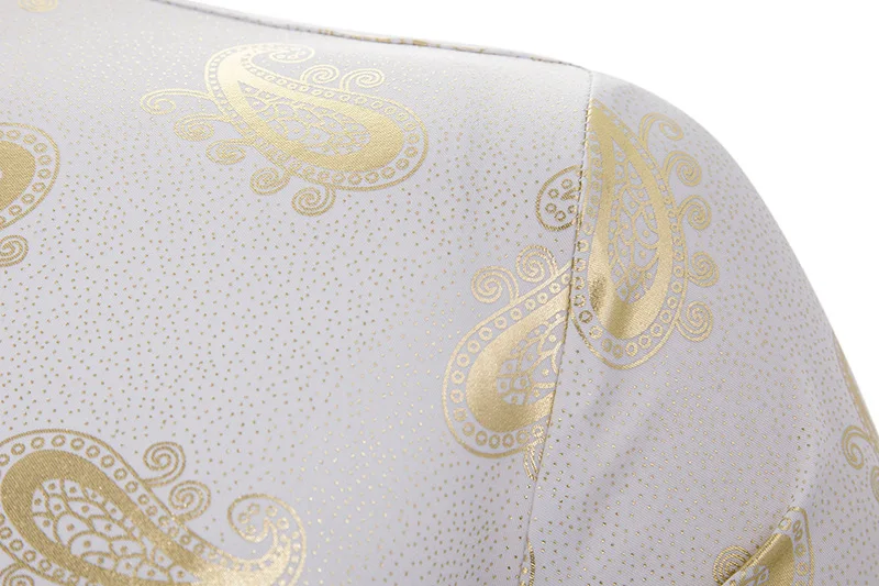 Мужская повседневная одежда Nightlcub рубашки 2019 модная рубашка Хенли с пейсли