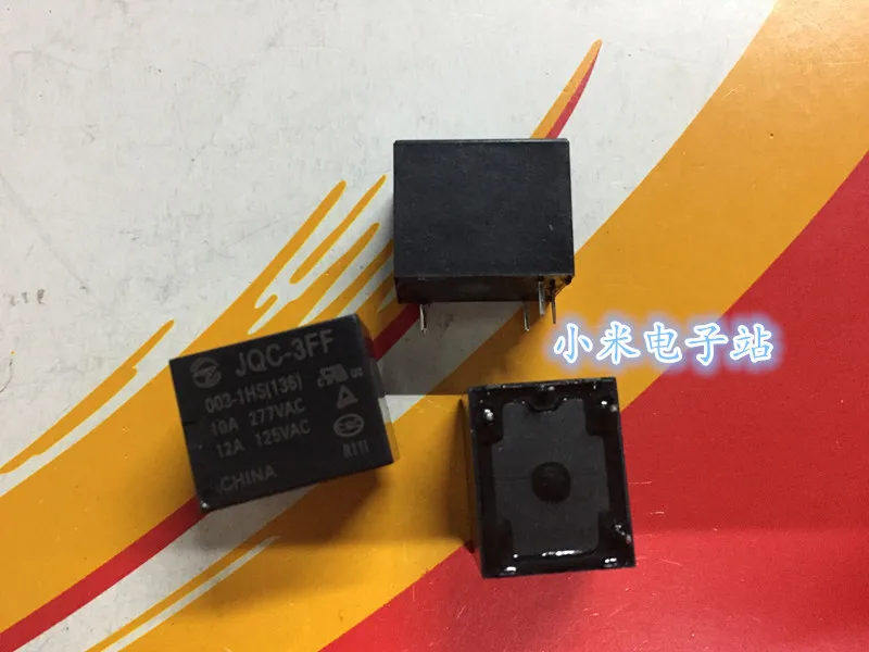 

Jintian relay JQC-3FF 003-1HS (136) 10A 277VAC 4 feet normally open 3VDC T73