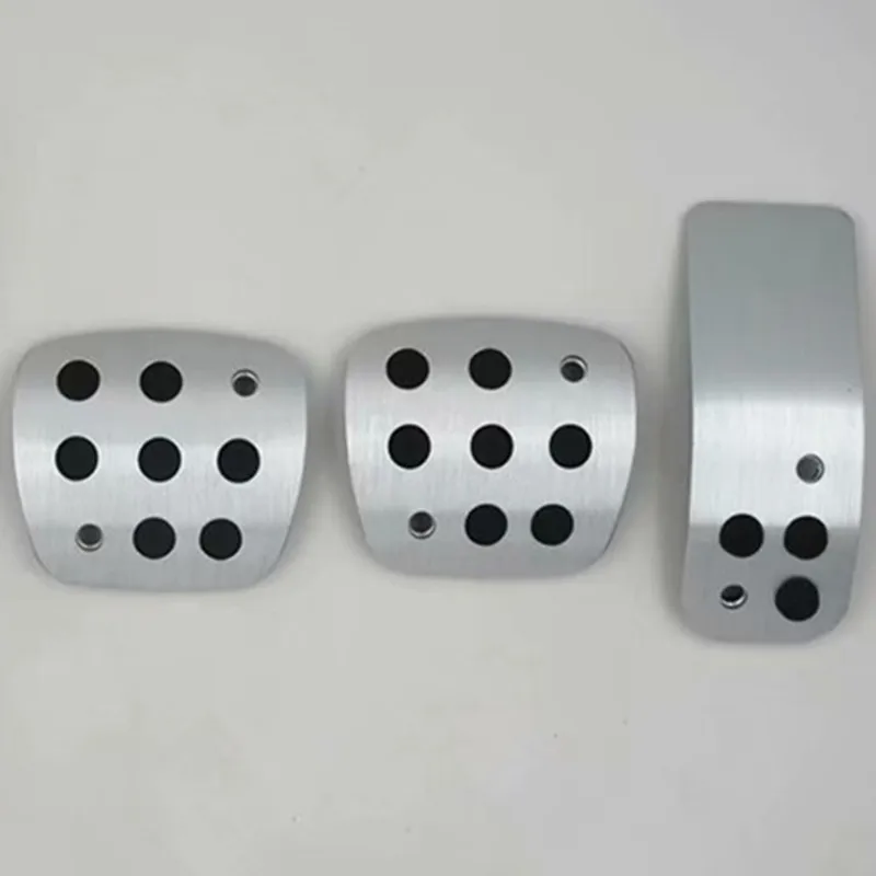 Автомобильный Алюминиевый сплав + резиновая педаль акселератора декоративная