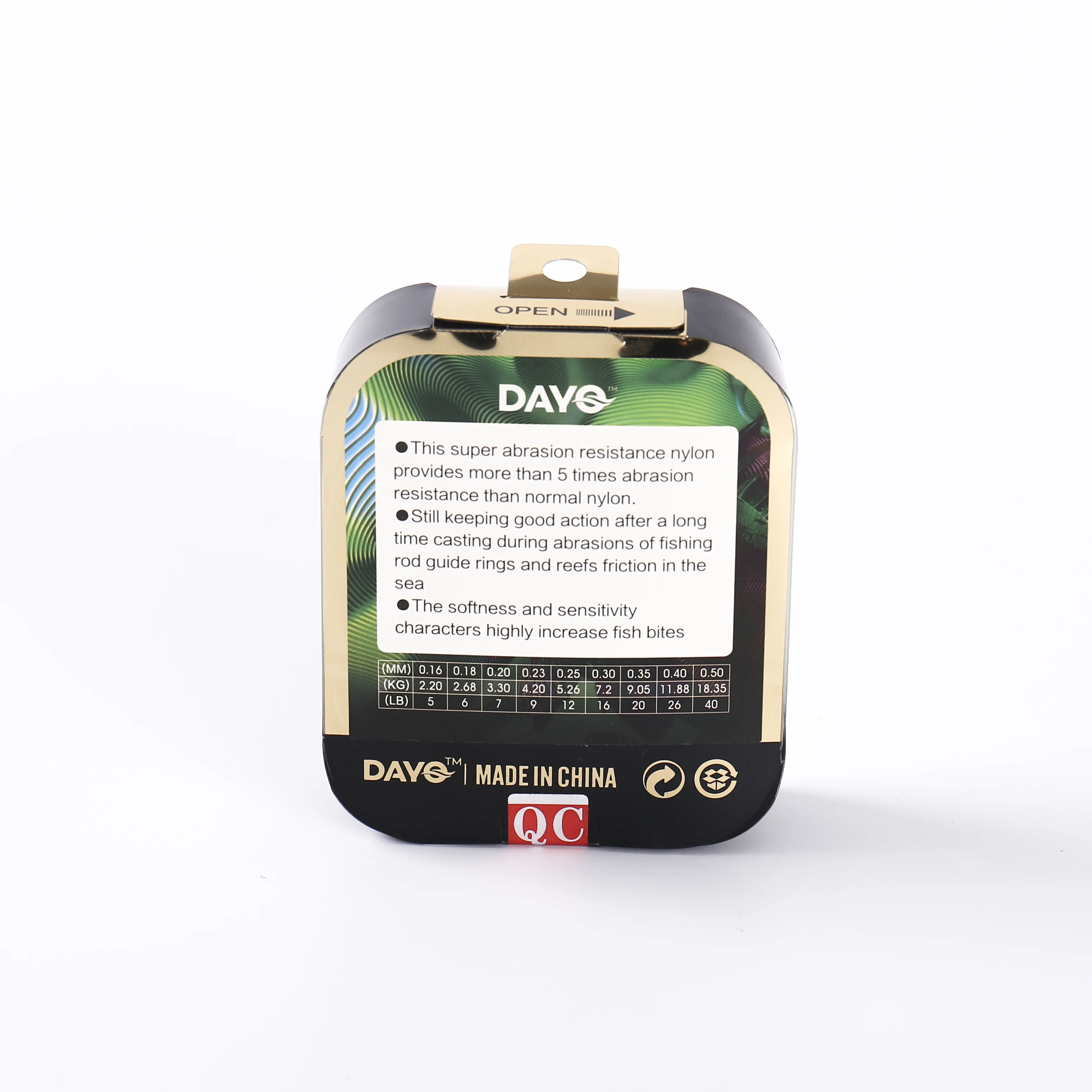 Нейлоновая рыболовная леска DAYO сверхпрочная длина 615110 м размер 100-0 16