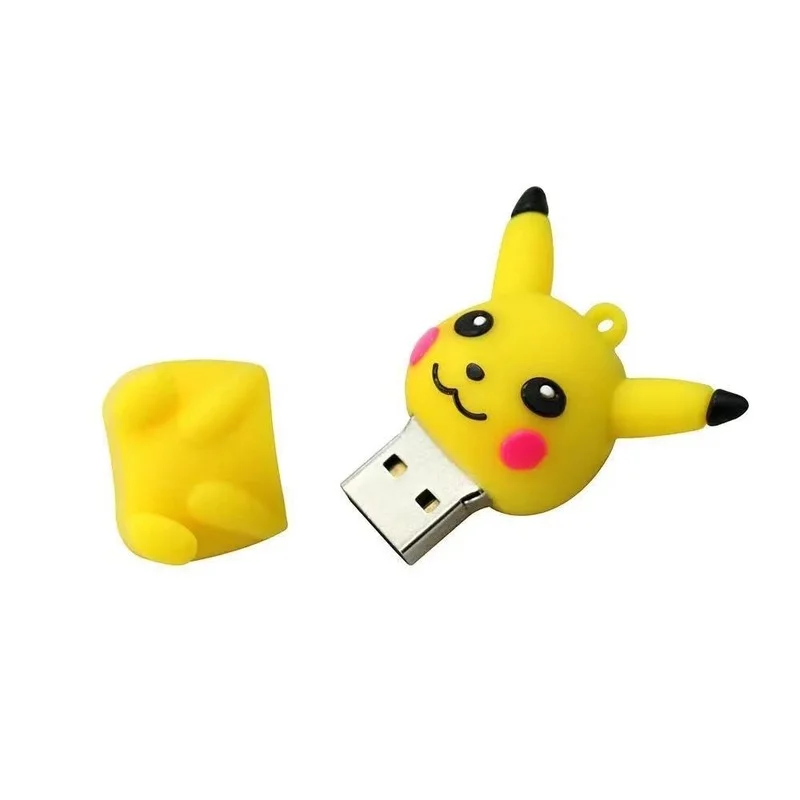 Мини USB флеш-накопитель Pokemon Pikachu супер крошечный 64 ГБ 32 16 8 4 Гб водонепроницаемый