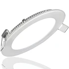 Хит продаж, ультратонкий дизайн, встраиваемый потолочный светильник с поверхностью, круглая панельная лампа, алюминиевый корпус, 3 Вт, 4 Вт, 6 Вт, 12 Вт, 15 Вт, теплый белый свет