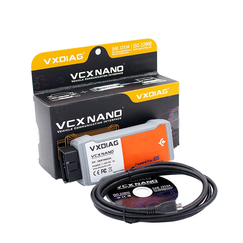 VXDIAG VCX NANO для Ford IDS OBD2 USB или WIFI Mazda V117 114 VCM Автомобильный сканер J2534 PCM