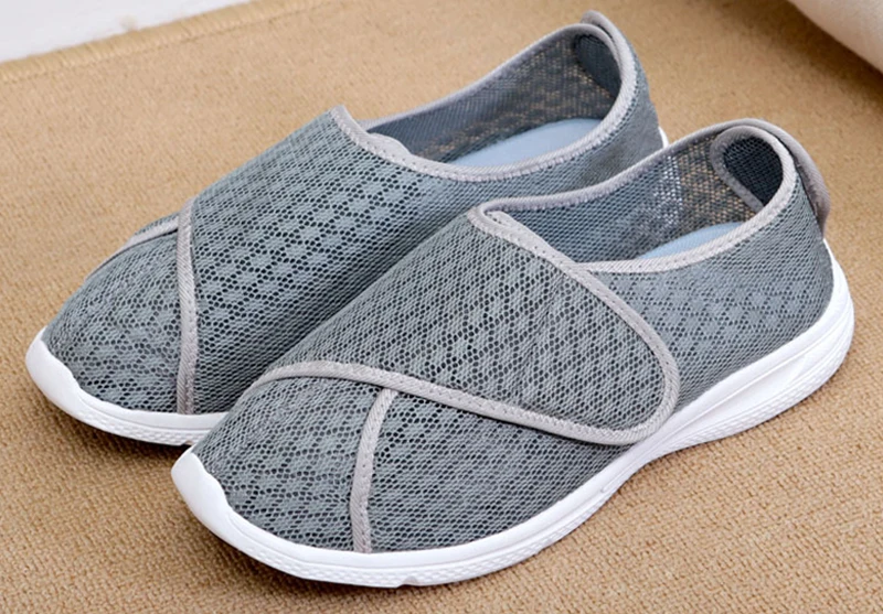 Профессиональная обувь для диабетиков на весну и осень дышащая плоской подошве