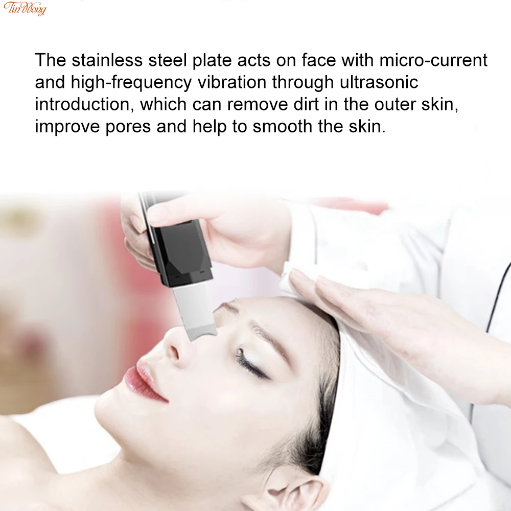 USB Ультразвуковой глубокий аппарат для чистки лица удаление угрей