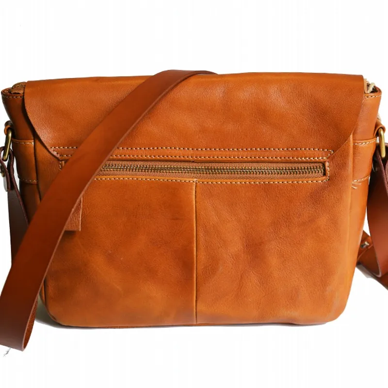 

Top Designer Mens Casual Vintage Shoulder Bag Genuine Leather Flap Pocket Soft Handle Hasp Luxury Design Cowhide Crossbody Bags