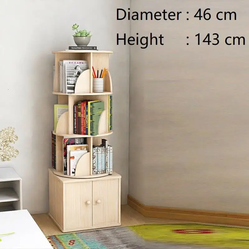 

Boekenkast Kid Bookshelf Estanteria Infantil Shabby Legno Rotate Rotatable Librero Rack Modern Libreria Scaffale Book Shelf Case