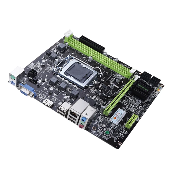 Huanan Zhi H61 PRO рабочего Материнская плата для Intel LGA 1155 i3 i5 DDR3 16 Гб SATA2 USB2.0 PCI-E VGA HDMI M-ATX