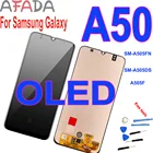 ЖК-дисплей AMOLED 6,4 дюйма для Samsung Galaxy A50 2019 A505F A505DS A505F A505FD A505A, сенсорный экран с дигитайзером в сборе и рамкой