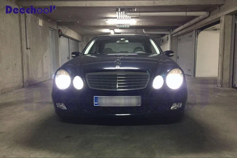 2x7 2 W -Real 12SMD 3030 Canbus светодиодный ные Противотуманные фары для Mercedes-benz Mercedes W211 W212 W164