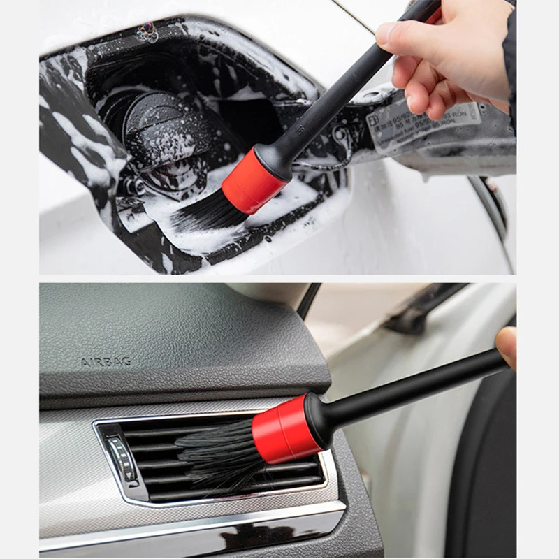 Car Detailing Brush Wash Brushes for Interior Cleaning Wheel Gap Rims Dashboard Air Vent Trim Washing Tools | Автомобили и