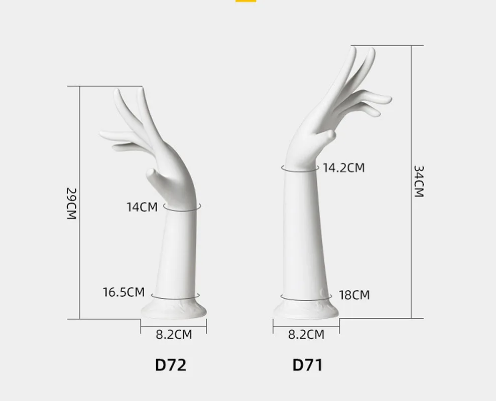 1 шт. женский манекен руки Дисплей для женщин Орхидея палец очки браслеты