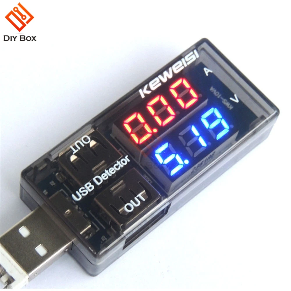 Светодиодный вольтметр с двойным usb-портом, амперметр, тестовый детектор, тестовый детектор er для автомобиля, мотоцикла, вольт, усилитель, детектор Doctor Meter Monitor