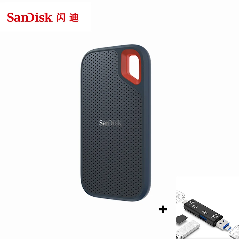 SanDisk Портативный внешний SSD 1 ТБ 500GB 550M внешний жесткий диск SSD USB 3,1 HD SSD жесткий диск 250GB твердотельный диск для ноутбука