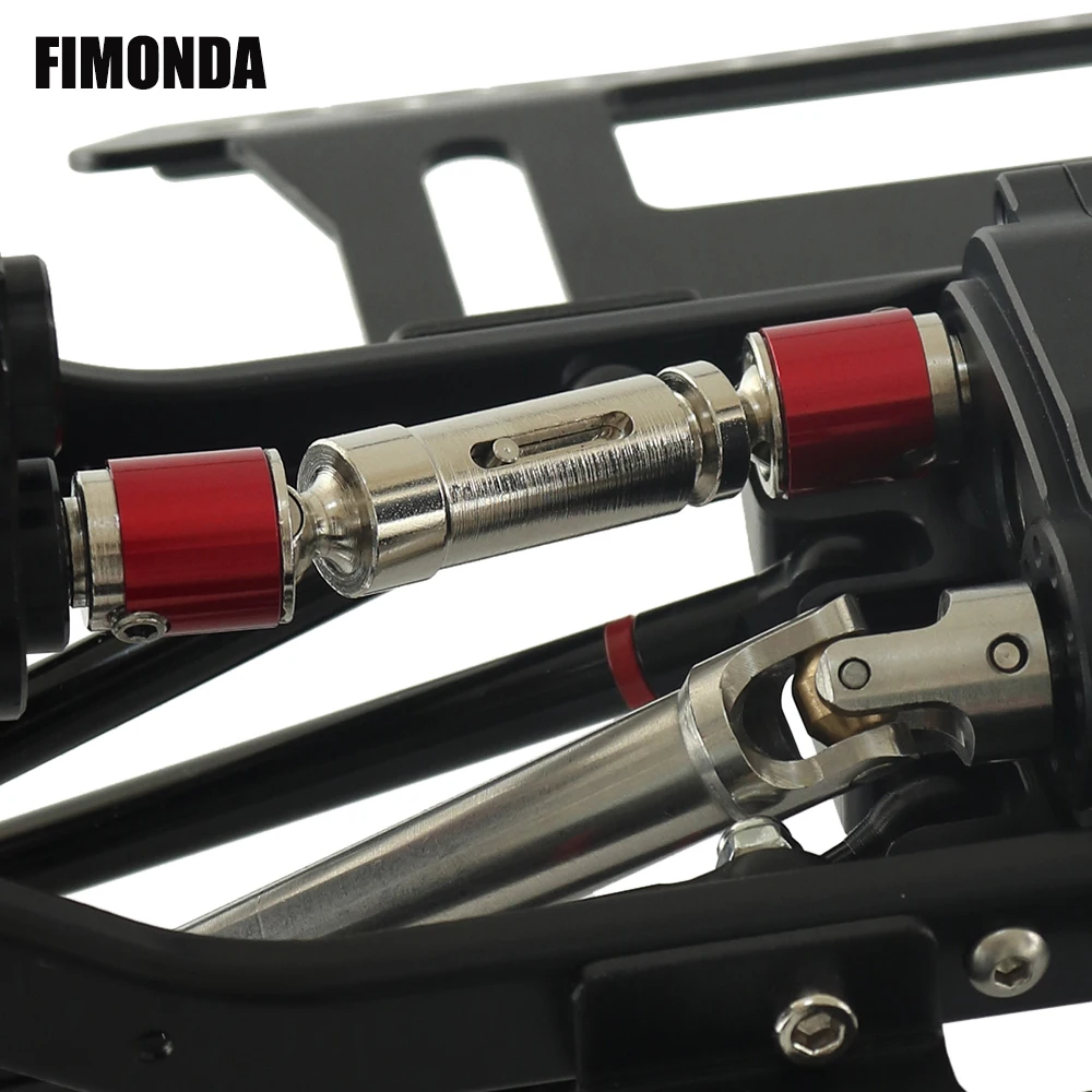 Внутренний шлицевой вал из нержавеющей стали для 1/10 RC Гусеничный осевой SCX10 Wraith