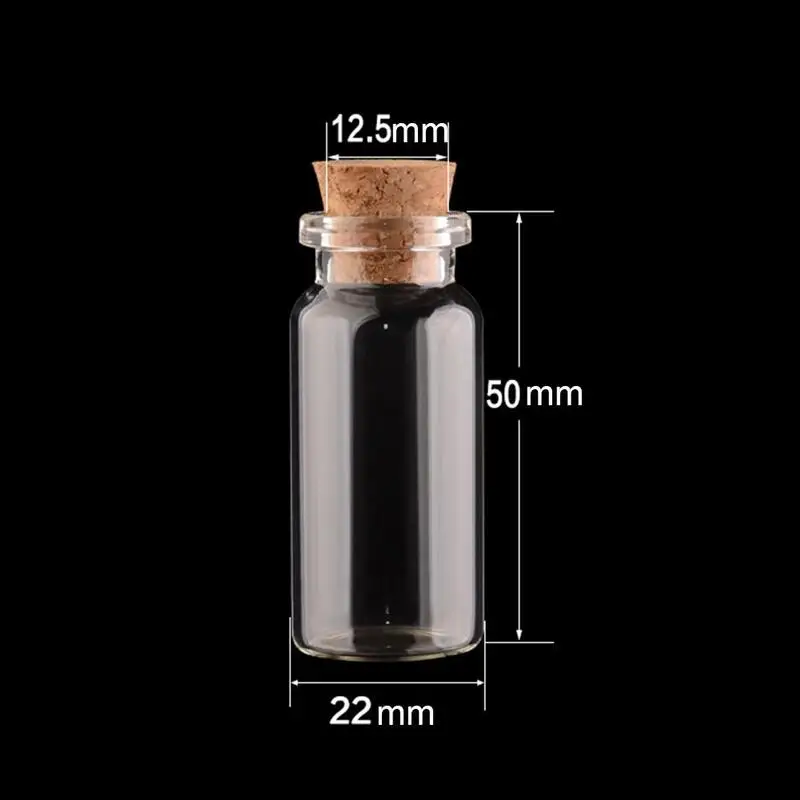 1 шт. Популярные Мейсон банки сообщения флаконы дешевые бутылки мини стеклянные