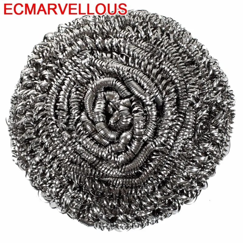 ECM # проволока из нержавеющей стали Чистая щетка для мытья горшок чаша шарик