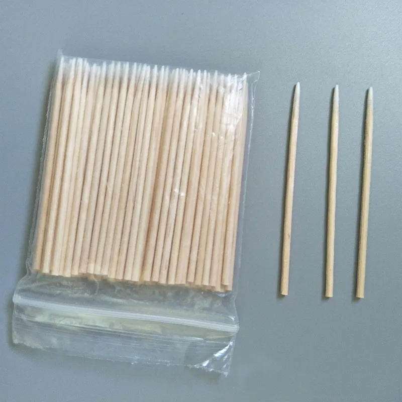 Высококачественные ватные палочки одноразовые с одной заостренной головкой для