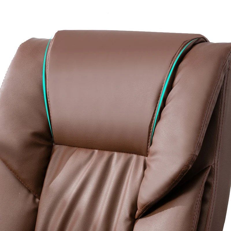 

Kailian Full Grain Leather Boss Office Chair Sillas Gaming Break Vibration Massage Lie Down Swivel Comfortable Home Furniture