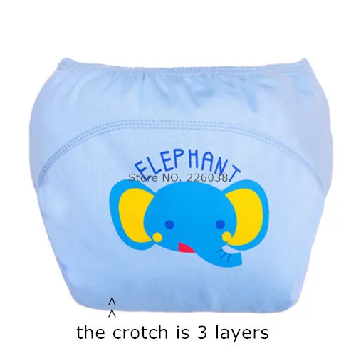 QD04 Elephant 5 шт. в упаковке, Новое поступление, детское нижнее белье, моющиеся детские подгузники, Детские тренировочные штаны, многоразовые подгузники, QD07 - Цвет: QD04 Elephant