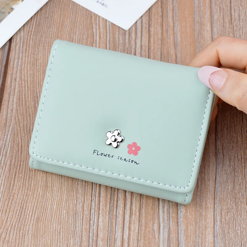 Новый женский кошелек милый студенческий кошелёк для монет короткий мини в