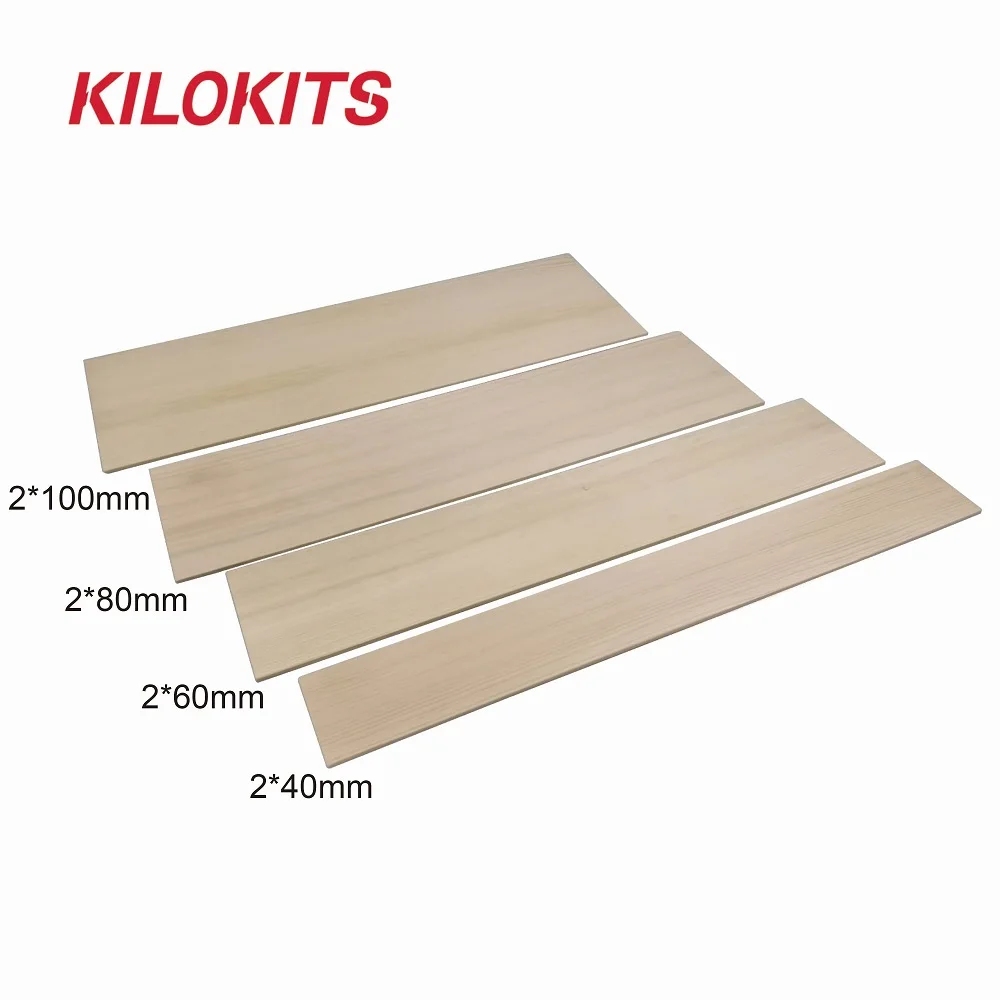 

4 Sizes 4-10PCS Pine Wood Sheets for Model Kits Ships Boats Trains Layout Toys Hobby in Scales 1/35 1/72 1/87 1/160