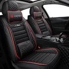 Чехлы на сиденья автомобиля, кожаные, черные, для vw polo 9n, touareg 2005, модели amarok, caddy, passat, tiguan, Golf, Phaeton, jetta