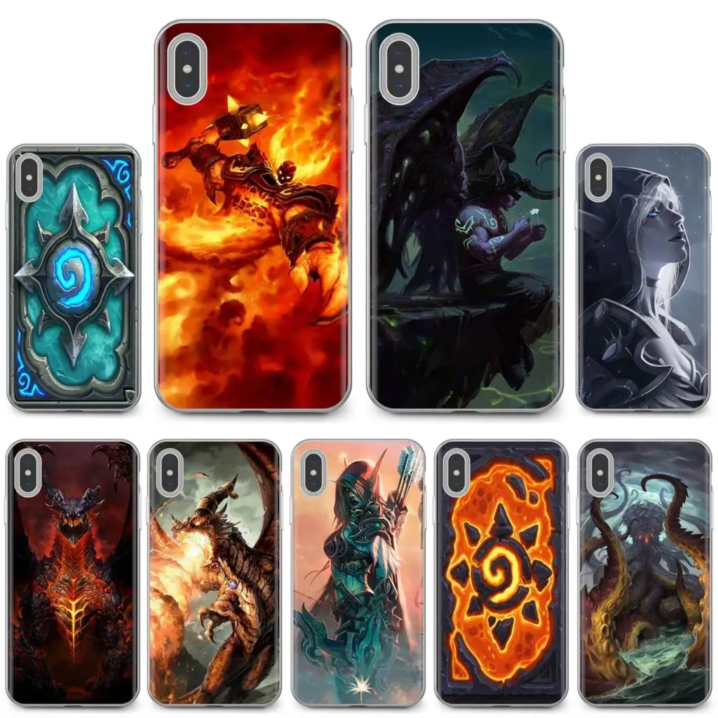 Силиконовый корпус Hearthstone Heroes of Warcraft Symbol для Xiaomi Redmi 4A 7A S2 Note 8 3S 4 4X 5 Plus 6 7 6A Pro Pocophone