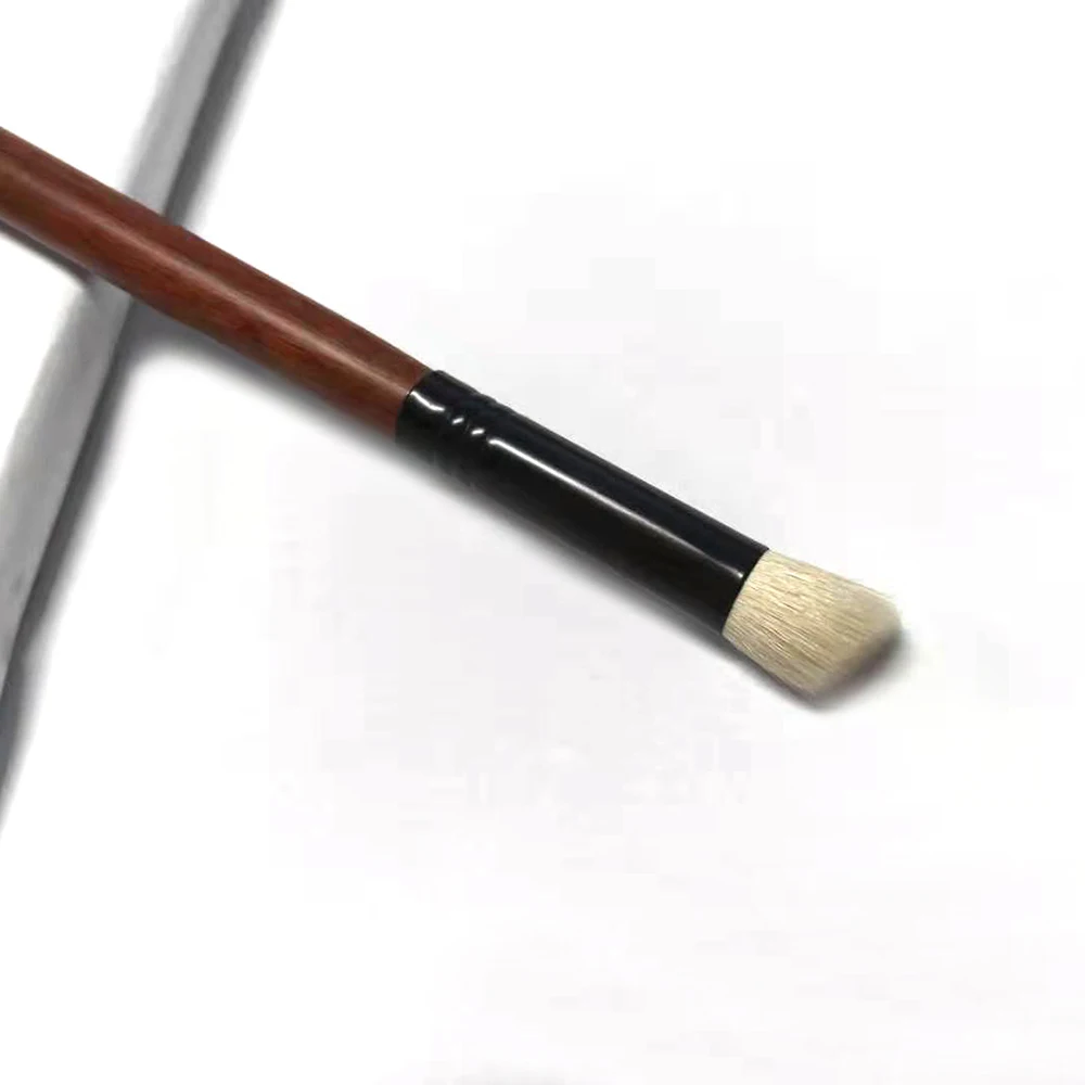 Природный козий волос Макияж кисти кисточка для нанесения теней век блендер