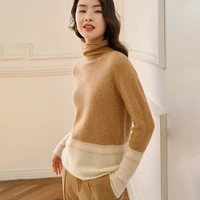 tailor sheep autumn winter 100 cashmere sweater women pullover casual classic turtleneck jumper loose women tops
