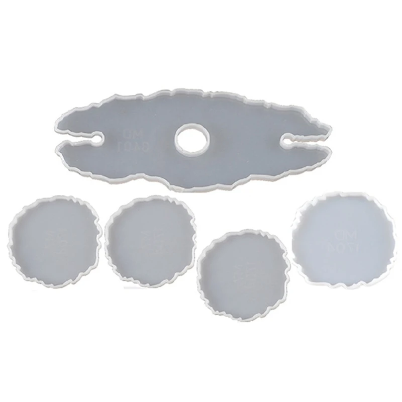 

Resin Mold DIY Resin Molds Coaster Silicone Resin Molds Wine Rack Resin Molds for Coaster Making Wine Rack Making, 5PCS
