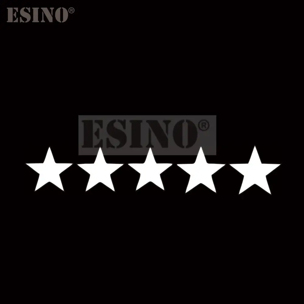 

Стайлинг автомобиля, пятиконечная звезда, наклейка из ПВХ с рисунком из мультфильма, водонепроницаемая наклейка на корпус автомобиля, бампер, стекло, виниловый узор