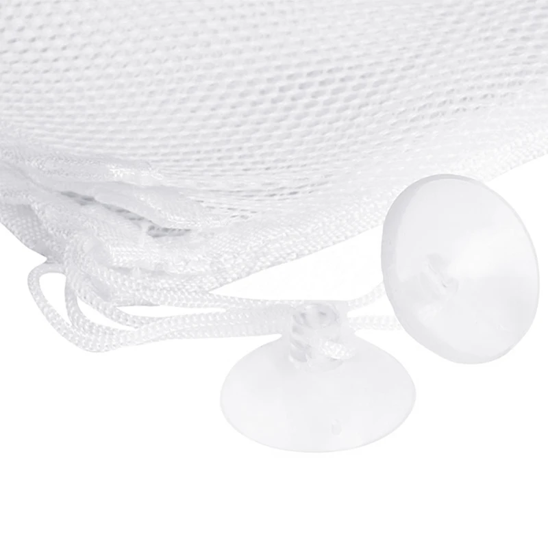 1 Pcs baby shower portable storage bag mesh hanging bag bathtub suction cup new fashion children's toy storage bag hot