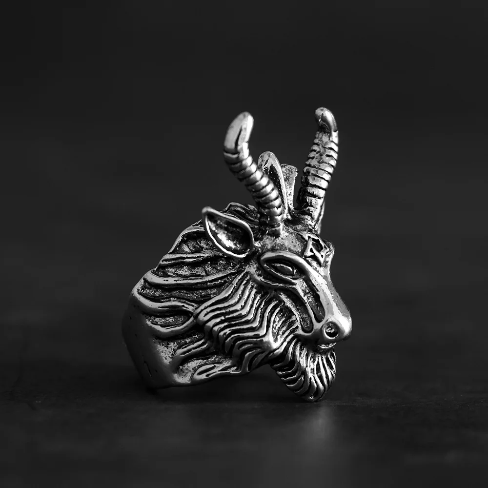 1 шт. винтажные нержавеющая сталь готика панк кольца с черепом для мужчин крутая