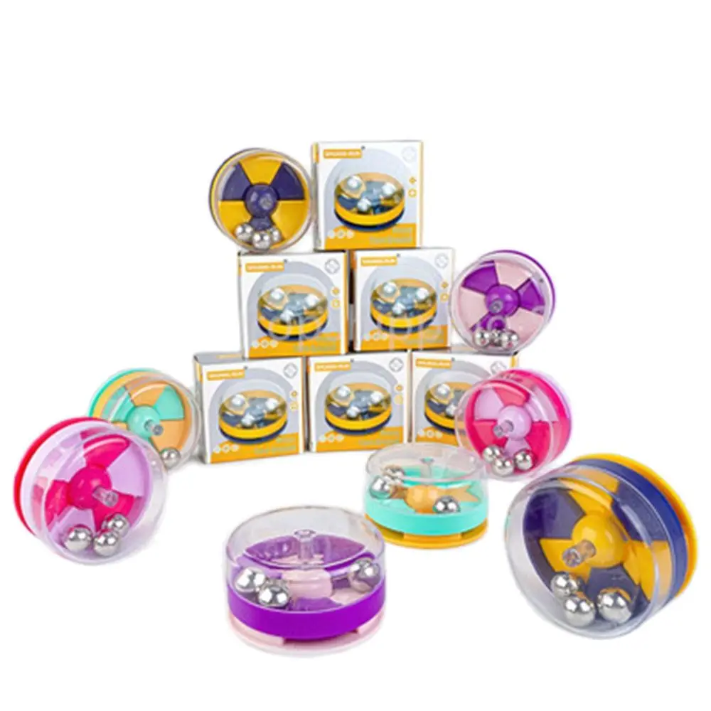 

New Coming Finger Spinner Decompression Artifact Running Chasing BeadsSensory Toys Stress Relief and Anti Anxiety Fidget Toy