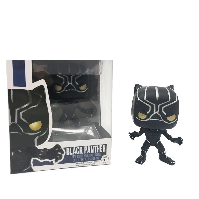 FUNKO аниме Marvel Мстители Черная пантера #130 виниловая экшн-фигурка коллекционные