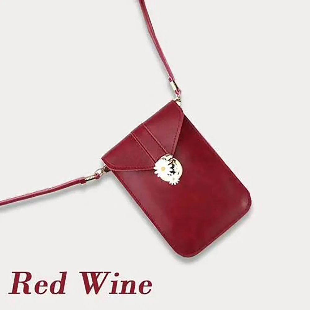 Женский кошелек для сотового телефона с сенсорным экраном прозрачная простая