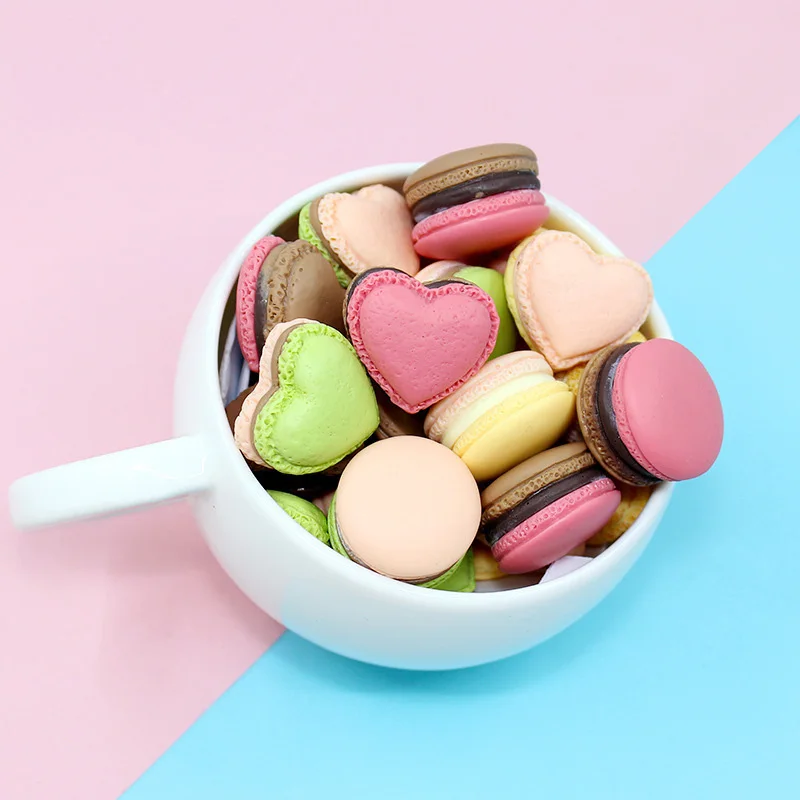 

10 шт., миниатюрные украшения для скрапбукинга, в форме сердца