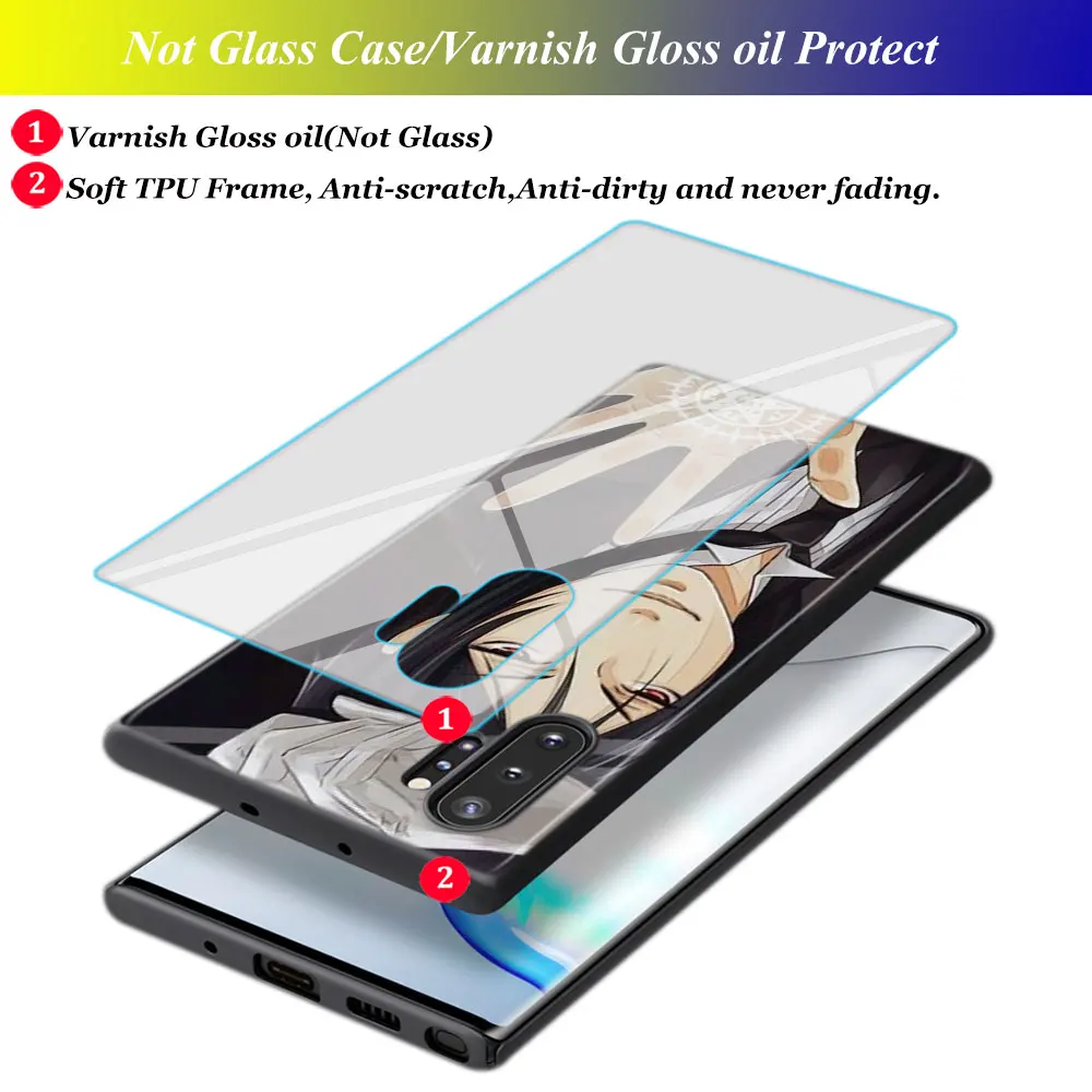 Черный силиконовый чехол аниме Наруто для samsung Galaxy Note 10Plus 10 Pro 9 8 S10 S9 S8 Plus S7 S6 Чехол Для Телефона
