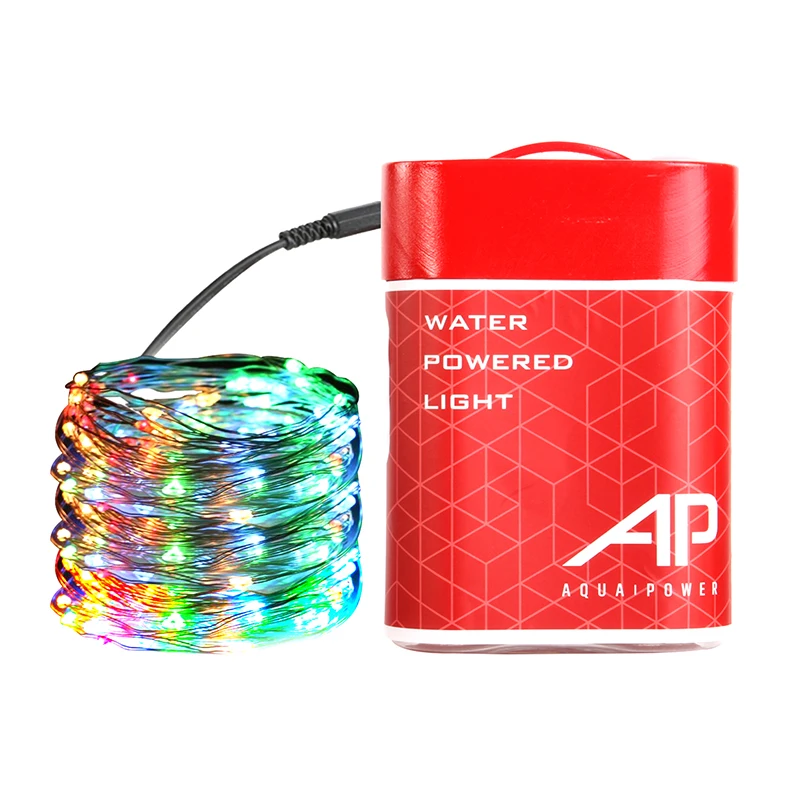 10 м 100LED медная проволока Рождественская гирлянда магниевый стержень соленая