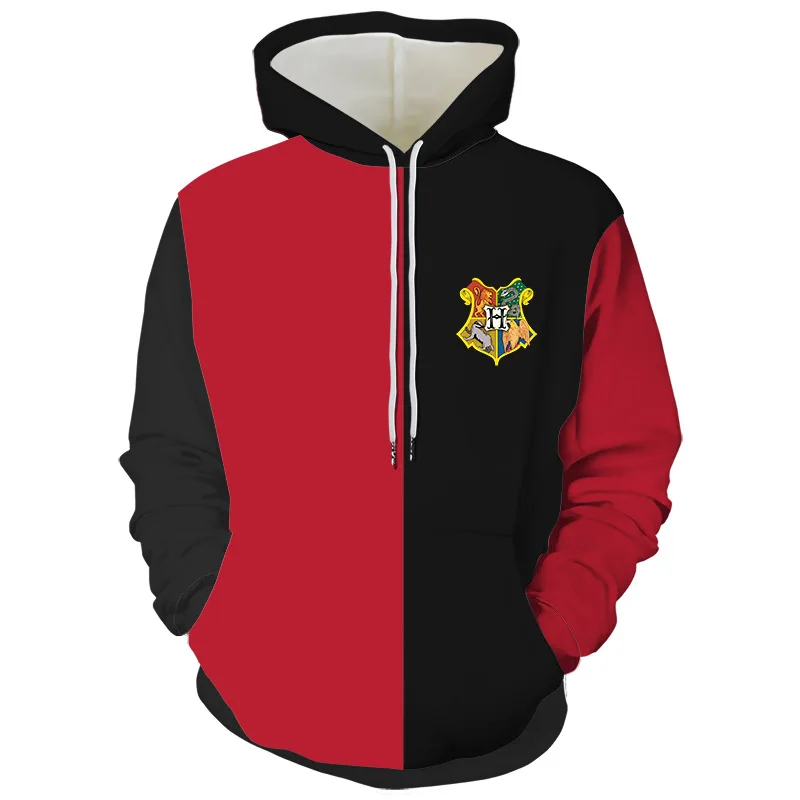 

2021 Potter Cosplay Costume Hoodie 3D Print Costume Jacket Hoodie Pullover Sweatshirt Halloween Tops Jersey