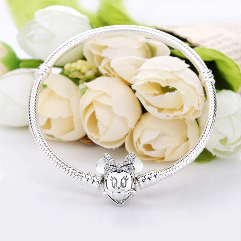 Подходит для оригинала Pandora Pulseira, очаровательный браслет, черное сердце, эмаль, золото, прозрачный CZ бисер, змеиная основа, цепочка для женщин, ювелирное изделие, сделай сам, подарок