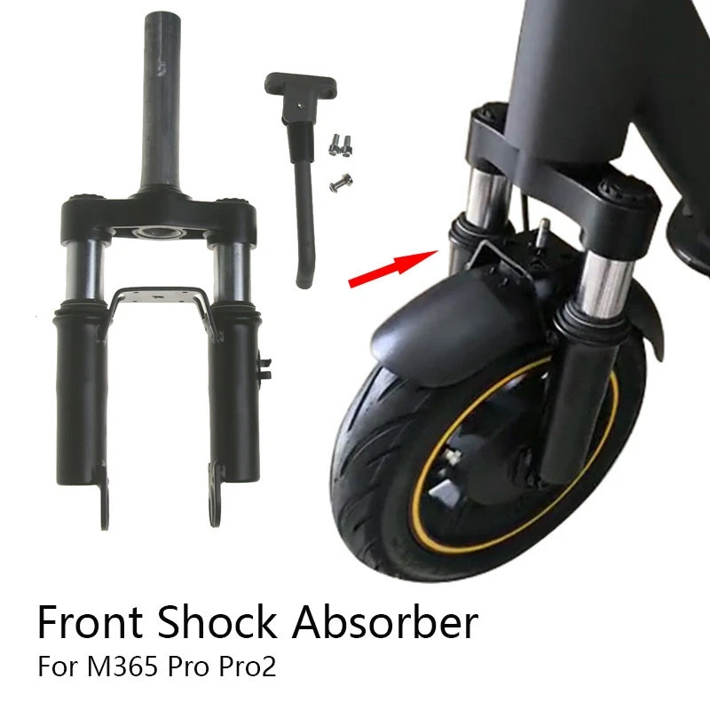 

Electric Scooter Front Shock Absorber Front Fork Suspension Kit with Heighten Foot Support for Xiaomi M365 Pro Pro2
